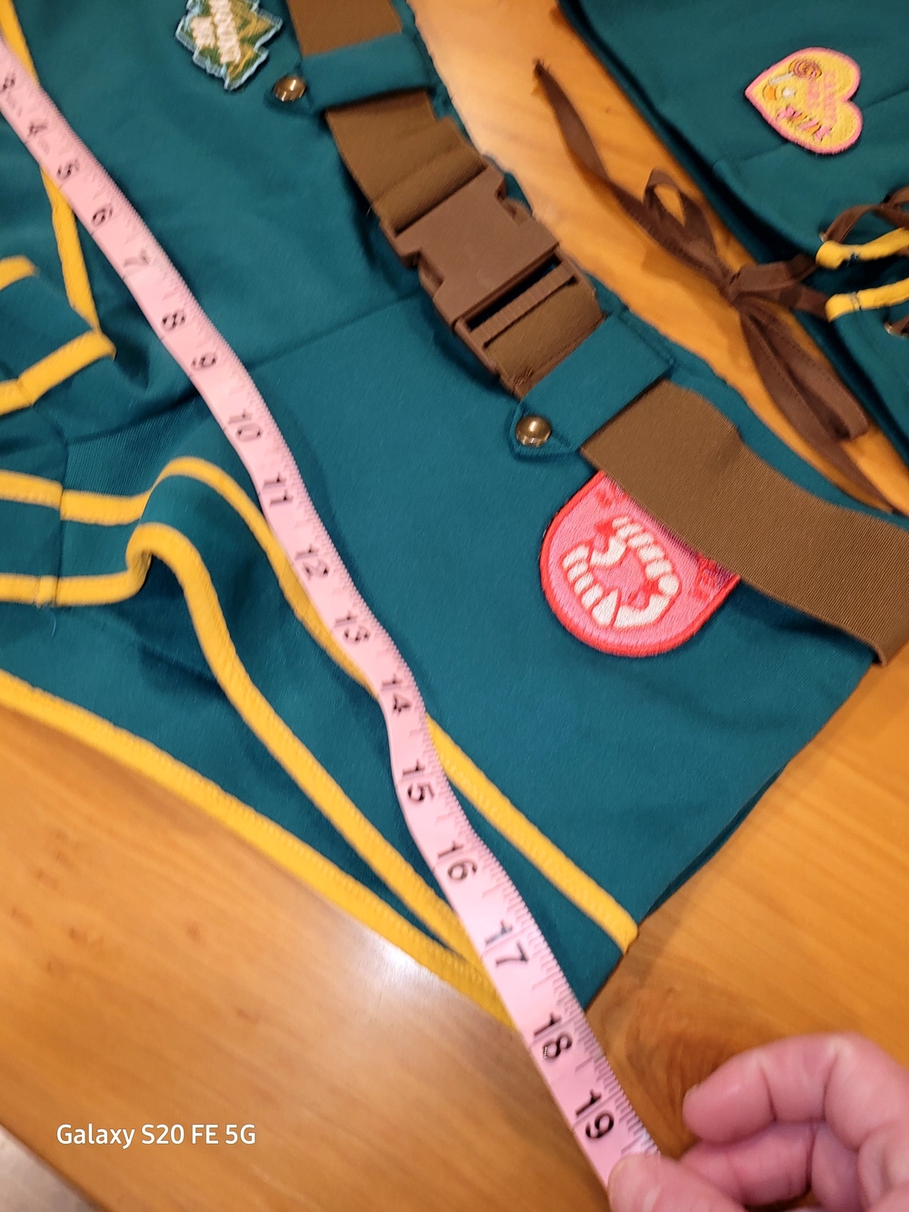 Dolls Kill Green & Yellow Girl Scouts-Jacket and Shorts Set Hween Costume - Picture 2 of 15